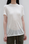 BASERANGE Classic Bamboo Fiber Bamboo Cotton Slim Fit T-shirt Series Collection Round Neck Bottoming Shirt France BAS-TOCT-BL-000-UNDYED